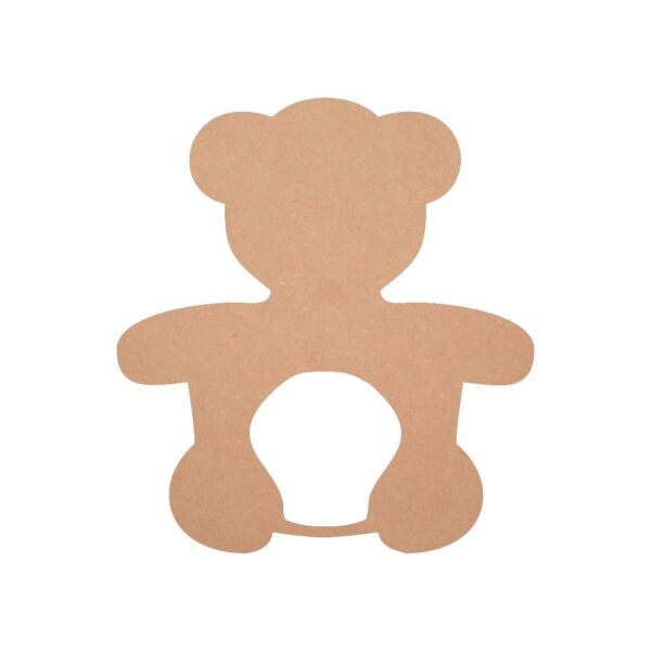 MDF Custom Bear Shape Baby Shower Cutout