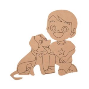 MDF Dog Pattern Cutout (SEDG2)