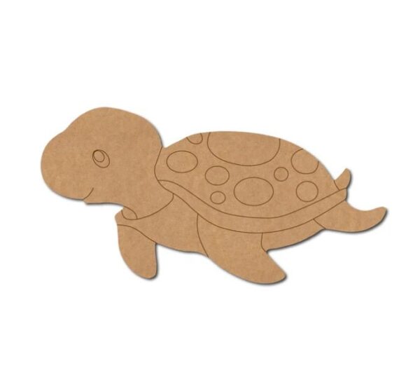 MDF Turtle Cutouts – Ideal for Kids’ Art (SETT4)