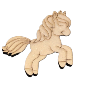 Wooden Unicorn Cutouts – Perfect for DIY Projects (SEUN13)