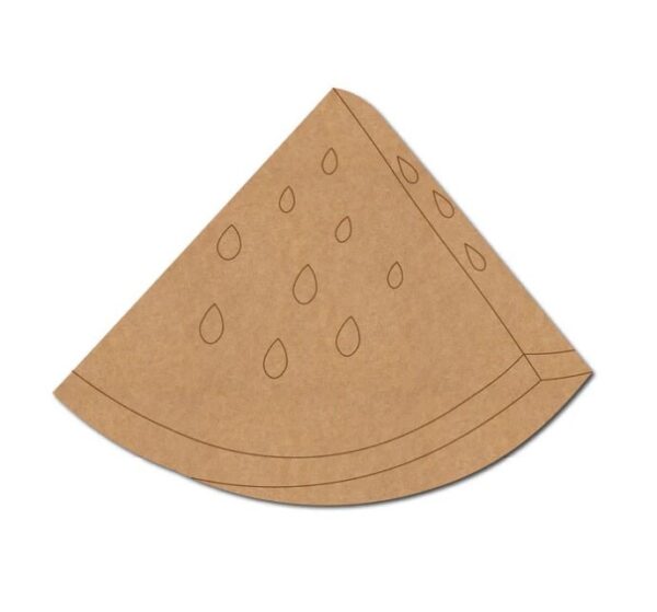 MDF Water Melon Shape Cutout for DIY Projects