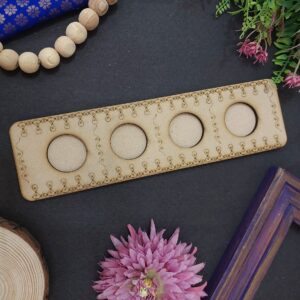 MDF 4 in 1 T-Light Candle Holder