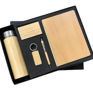 Bamboo Wood Corporate Gift Set - 5 in 1